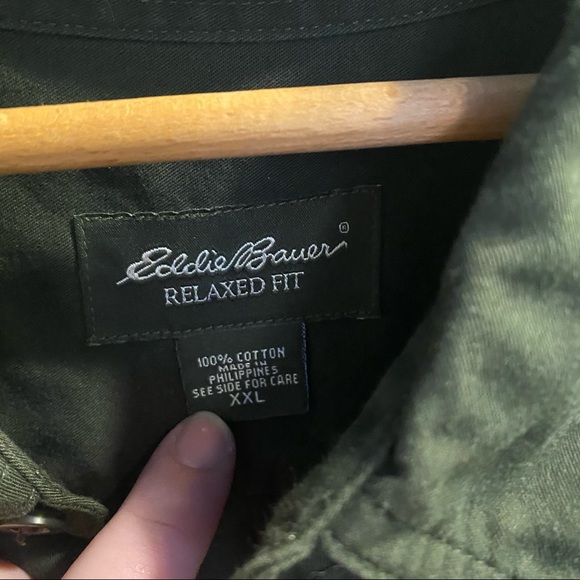 3 Eddie Bauer 100% cotton Button Shirts XXL - Picture 14 of 16